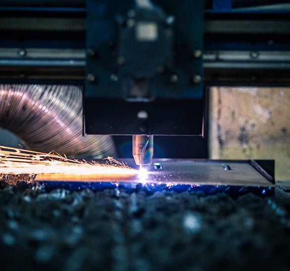 CNC sheet cutting with a plasma cutter
